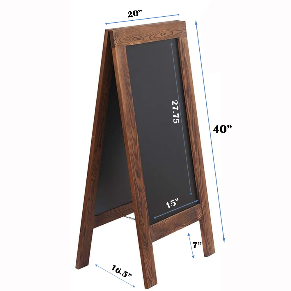 Cedar Markers 27x20 Framed Chalkboard Sign. 100% Non-Porous Erasable  Blackboard and Whiteboard. Chalk Board for Chalk Markers. Homeschool Magnet  Board Decorative Big Chalkboard for Every Event. : : Office  Products