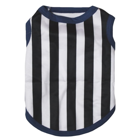 Petitebelle Straight Stripes Puppy Dog Shirt (Black/White, Small)
