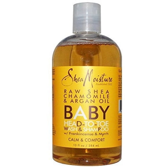Shea Moisture Baby Wash & Shampoo Delicate Skin & Hair w/ Raw Shea Chamomile & Argan Oil, 13 oz