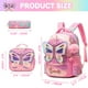 thumbnail image 2 of Mochila Meetbelify para escuela de niñas con lonchera y estuche para lápices, 2 of 7