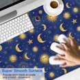 thumbnail image 2 of Long Mouse Pads for Desk,Blue Gold Sun Moon Star Zodiac Pattern Desk Mats on Top Of Desks, Desk Mouse Pad Extra Large with 3mm Non-Slip Base and Stitched Edge for Gaming,Office,Work,Home 47.3"x23.6", 2 of 6
