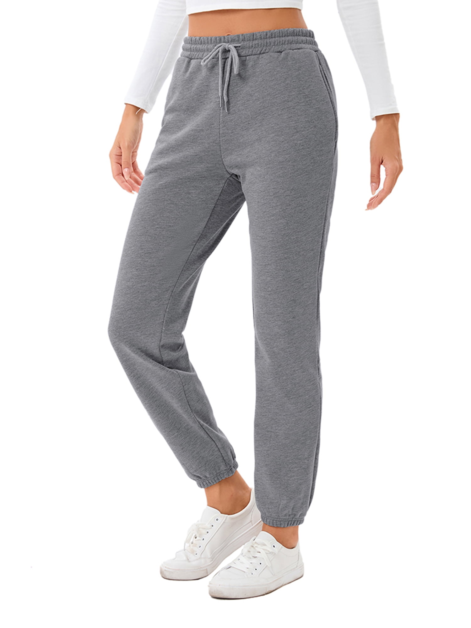 Cotton Track Pants For Women Lounge Pants With Pockets (Grey Pearl) – Cupid  Clothings