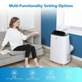 thumbnail image 6 of Lingstar 15,000 BTU Portable Air Conditioner  , 3-in-1 AC Unit with Remote Control, Fan & Dehumidifier,  Cools up to 800 sq. ft, Room Air Conditioner with 24-Hour Timer and Window Mount Kits, 6 of 9