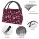 thumbnail image 4 of Fotbe Various pink and red Bow knots Bolsa Térmica Portátil con Estampado, Bolsa de Entrega de Alimentos Aislada, Bolsa Reutilizable de Gran Capacidad para Comidas y Supermercado, 4 of 6