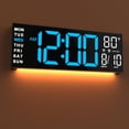 thumbnail image 1 of Reloj JALL Digital, 16 pulgadas, LED RGB, temporizador de cuenta regresiva, 5 V, 1 of 9