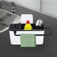 thumbnail image 4 of Drying Rack ABS Material 5.9x3.5x2.4In Drain Rack, Kitchen Rack, Kitchen Sink Rack Kitchen Drying Shelf, For Drying Dishcloth Kitchen Counter, 4 of 8