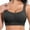 Black, variant on Womens Plus Size Seamless Wireless Minimizer Bras Push up Padded Workout Bras Full Coverage Large Bust Bra Square Neck T Shirt Bralettes White XXL