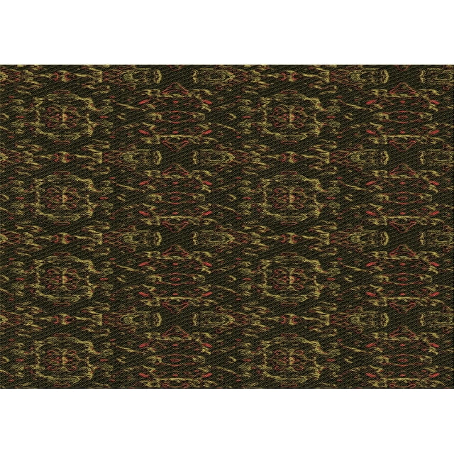 Ahgly Company Tapis d'Intérieur Lavables en Machine Rectangle Transitionnel Rouge Brun, 8' x 10'