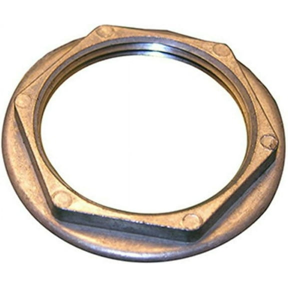 Lasco Fittings Jam Nut 03-1933 - 1-1/2-Inch Female Pipe Thread, Steel - Gold, Universal Fit