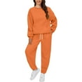 thumbnail image 2 of Pyhlmscde Women's Fashionable Casual Solid Color Sweatsuit, Winter Clothes for Women, Sweatsuits Women 2 Piece Outfit, Fall Outfits for Women, 2 of 5