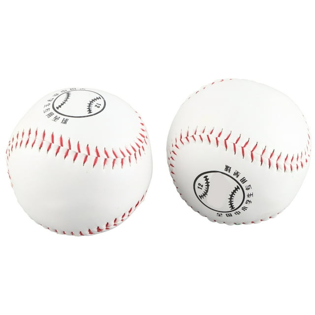 Pratique Baseball, 2 Pcs Balle de Softball 12 Po Balle de Softball Balle de Softball en PU Conception Nouvelle Génération
