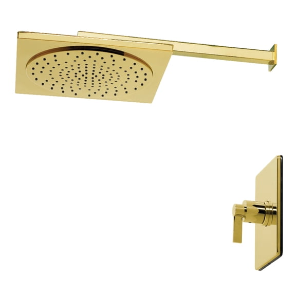 Kingston Brass KB8342NDLSO Nuvofusion Single-Handle Pressure Balanced Shower Faucet in Polished Brass