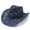 Navy, variant on Tanghaowl Women Men Summer Western Cowboy Hat Shapeable Straw Hat Hollowed Out Sun Hat Cowboy Hat Light up