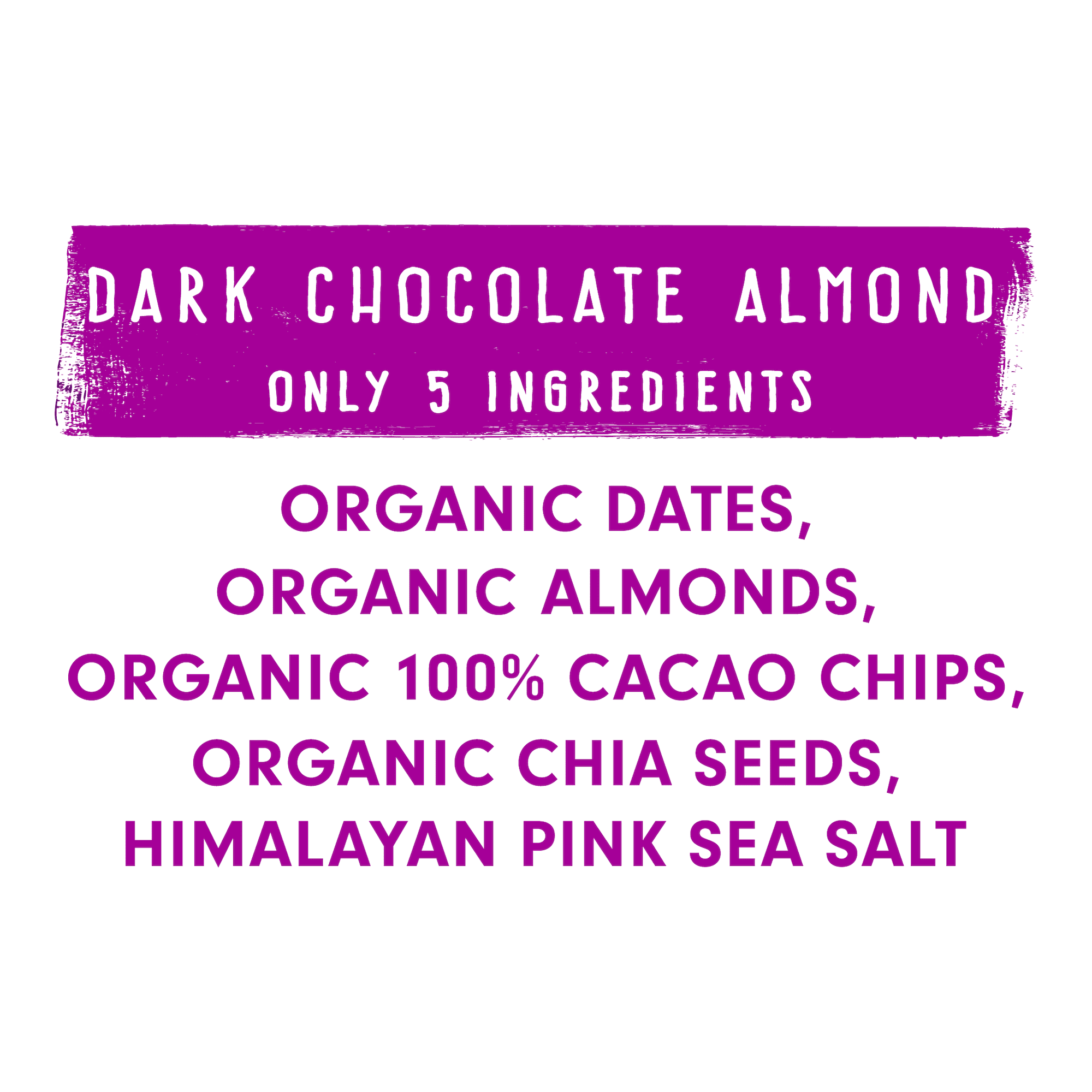 Organic Dark Chocolate Almond Fruit & Nut Bar, Jonesbar, Certified Organic & Kosher, Gluten Free, Vegan, 12 Count (Pack of 1)