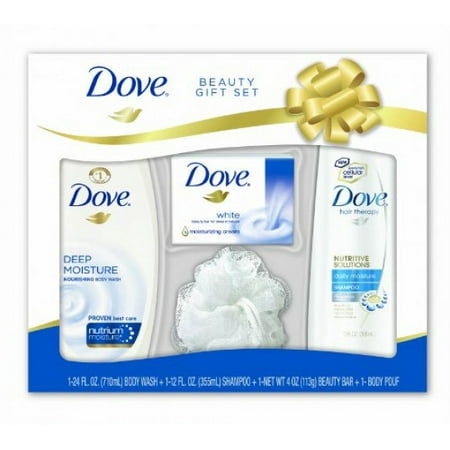 Dove Beauty 4 Piece Deep Moisture Gift Set