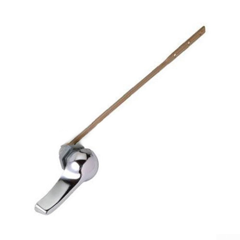 Toilet Flush Lever Mansfield Straight Plastic Arm Chrome Plated Handle 7 Inches 