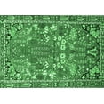 thumbnail image 1 of Ahgly Company Indoor Rectangle Animal Emerald Green Traditional Area Rugs, 8' x 12', 1 of 4