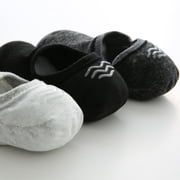 WANDER No Show Socks Mens 7 Pairs Cotton Thin Non Slip Low Cut Mens Invisible Casual Socks (7grey, Size 9-12)