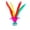 Black-B, variant on Shuttlecock , Colorful Goose Feather Silent Base 1 Count Training Kick Shuttlecock For Backyard Indoor Outdoor Sports Athletic Enthusiasts Casual Fun
