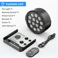 thumbnail image 4 of Stage Lights,14 DJ LED Par Light 10pcs RGBW Party Lights 4/8CH Uplights with Remote Control for Disco Dance Wedding Club Christmas Music Party Stage Lighting, 4 of 7