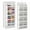 White, variant on 5 Tier Over The Door Hanging Yarn Storage Organizer White For Knitting And Crochet