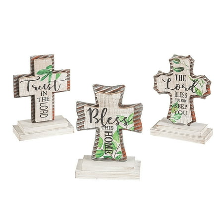 UPC: 0192073476612 | Cross Decor Set (3Pc) – Home Decor – 3 Pieces