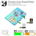 thumbnail image 3 of Allytech iPad 10.2" 8th Generation Case 2020, iPad 10.2" 7th Gen Case 2019, iPad Air 3 10.5" Case, Smart Cover Auto Sleep Wake Kickstand Flip Shockproof Case for Apple iPad 10.2", Butterfly, 3 of 6