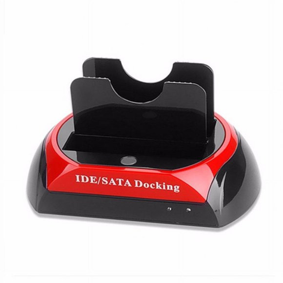 875d-J Hdd Base with Multi Card Reader Slot for 2.5 3.5 Inch Sata Ide Hard Drive Docking Station UK Plug