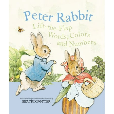 

Peter Rabbit Lift-the-Flap Words Colors and Numbers R/I Potter Pre-Owned Board Book 0723258287 9780723258285 Beatrix Potter