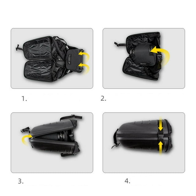 VONKY Sac de Voyage de Golf avec Roues et Étui Rigide Protège Vos Clubs Portable