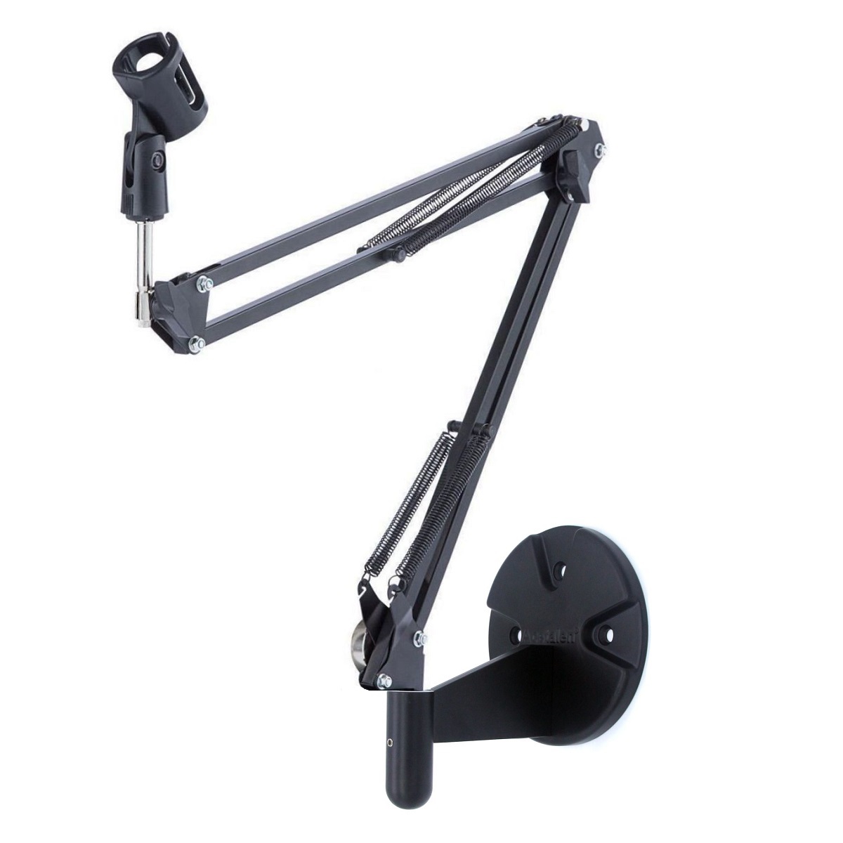Microphone Wall Mount, Foldable Mic Holder Clip for Blue Yeti X S Nano Snowball to Radio Broadcasting, Voice-Over Sound, Stages,Youtube