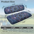 thumbnail image 3 of POLERO Purple Mandala Print Universal Golf Cart Seat Covers Club Car Precedent Golf Cart Breathable Material Fit Like a Glove for Women Men Boho Decor, Easy to Install, 3 of 8