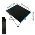 thumbnail image 5 of Portable Camping Table, Lightweight Folding Table, Compact Table with Carry Bag for Beach and Fishing, Adjustable Table for Cooking and Dining、Outdoor Picnic, 5 of 6