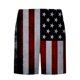 thumbnail image 4 of Pantalones cortos con estampado de bandera a rayas del Día de la Independencia para hombre Pantalones de playa con cintura elástica Pompotops  oipoqjl40676, 4 of 4