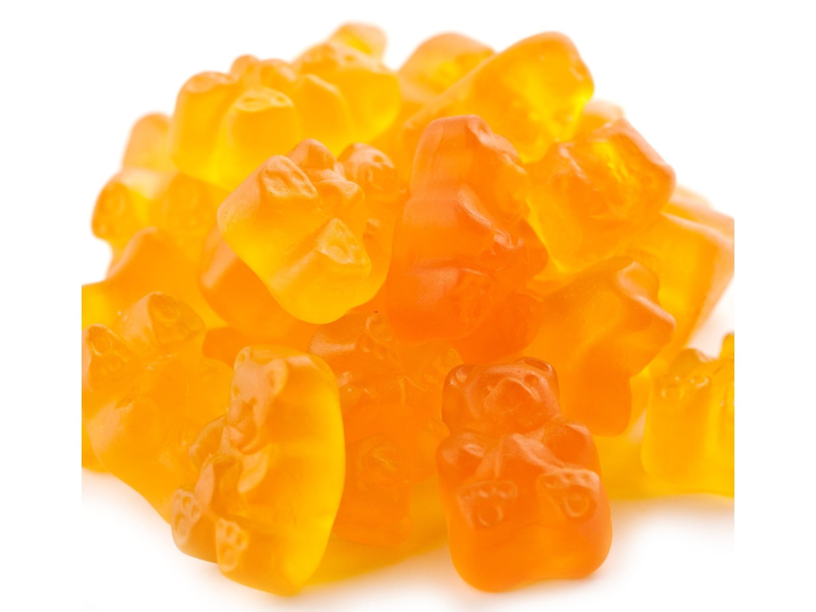 SweetGourmet Passion Peach Gummi Bears Peach Flavor Bulk Orange Gummy