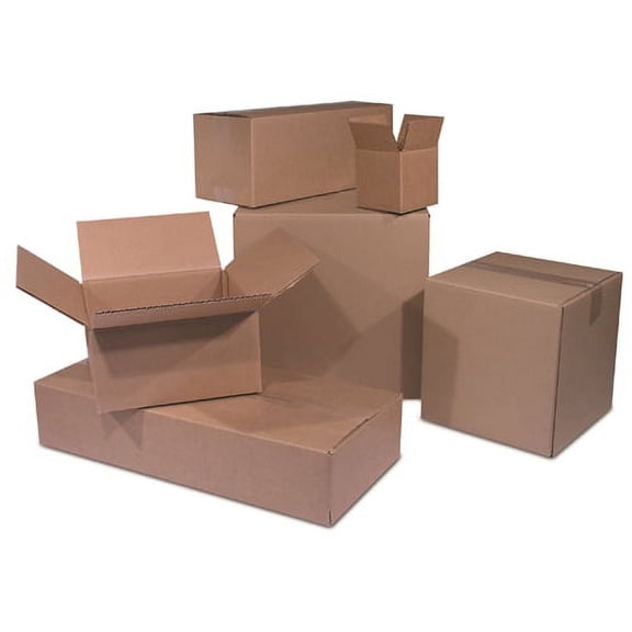 Brown 9 x 4 x 4" Corrugated Boxes 25 PCS ECT-32