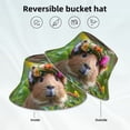 thumbnail image 2 of Balery Flower Crown Guinea Pig Sombreros para el sol para hombre y mujer, sombrero de pescador con UPF 50+, 2 of 6