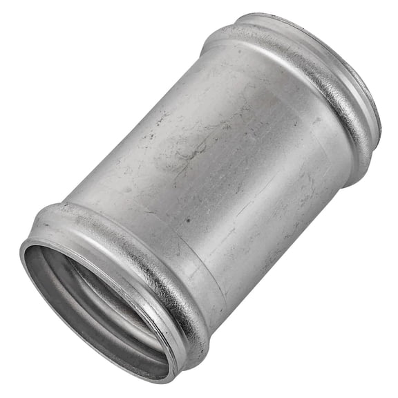 JEGS Aluminum Radiator Hose Connector, 3 in. Straight Length [1 3/4 in. O.D. Inlet/Outlet]