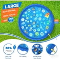 thumbnail image 2 of Almohadilla para salpicaduras de agua, almohadilla para salpicaduras de verano, actividades inflables en la piscina, juegos al aire libre, divertidos juguetes de agua para la familia., 2 of 4