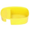 thumbnail image 2 of Cesta de drenaje para fregadero, colador de malla en forma de silla de montar para el hogar, residuos de cocina, verduras, frutas, amarillo, 2 of 5