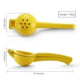 thumbnail image 2 of Manual Juicer Citrus Lemon Squeezer, Fruit Juicer Lime Press Metal, Professional Hand Juicer Kitchen Tool(Yellow）, 2 of 5