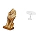 thumbnail image 4 of Figura de león de resina, estatua de león en miniatura, adorno de escritorio acrílico, decoración coleccionable, ideal para regalar, para el hogar, la, 4 of 7