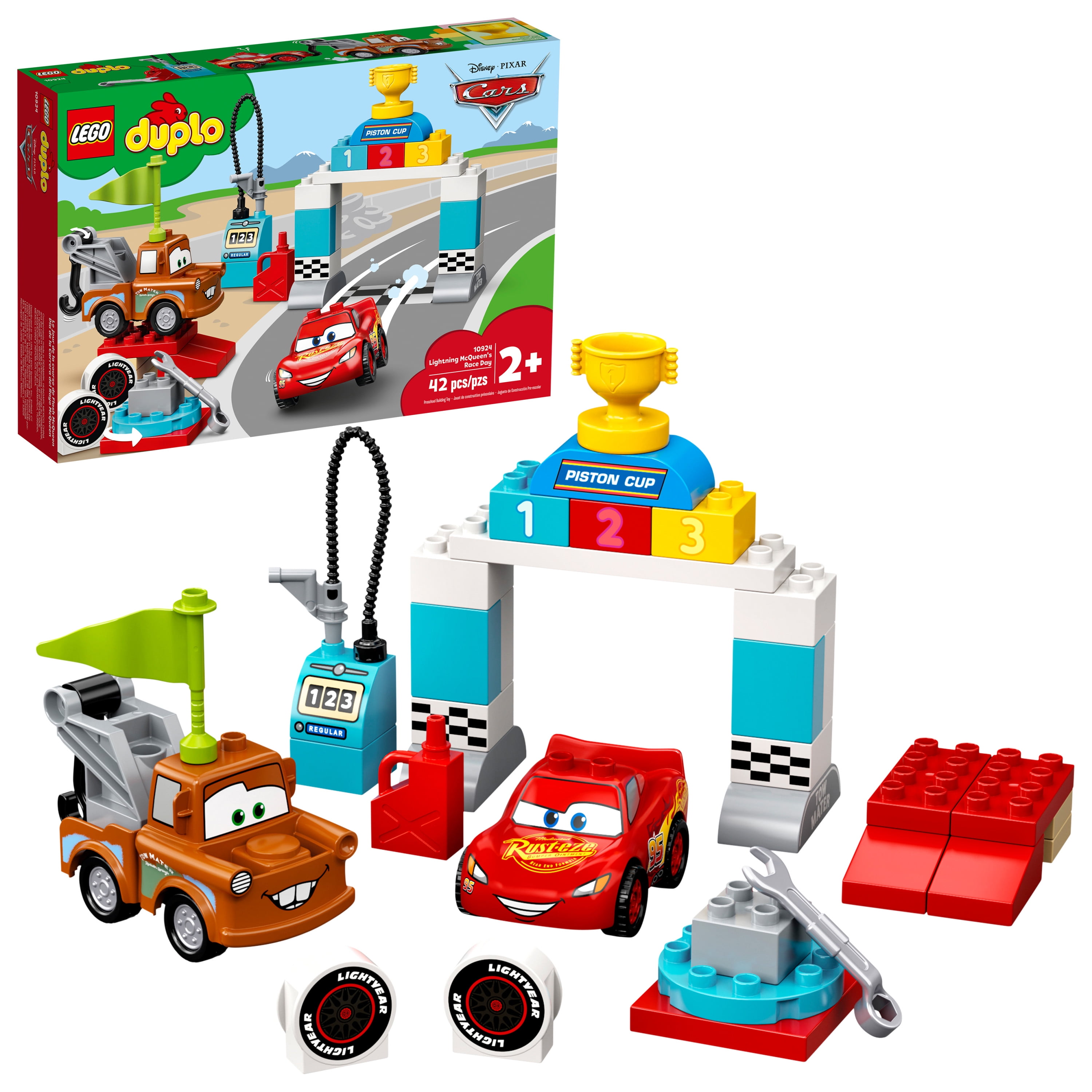 Vehicles etc Lego Duplo Bricks 55 pieces Assortment   Disney Figures 