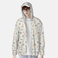 thumbnail image 2 of Balery African Animals Sudadera ligera de manga larga con capucha y protección solar UPF 50+ para hombre y mujer, ideal para pesca y running-Large, 2 of 7
