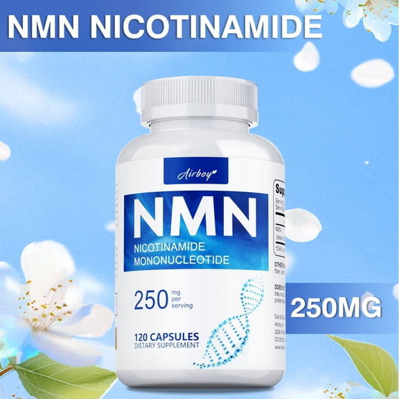 Nicotinamide Capsules Capsules 250mg - Anti-Aging, Cellular Health, Immune Support - 120 Capsules