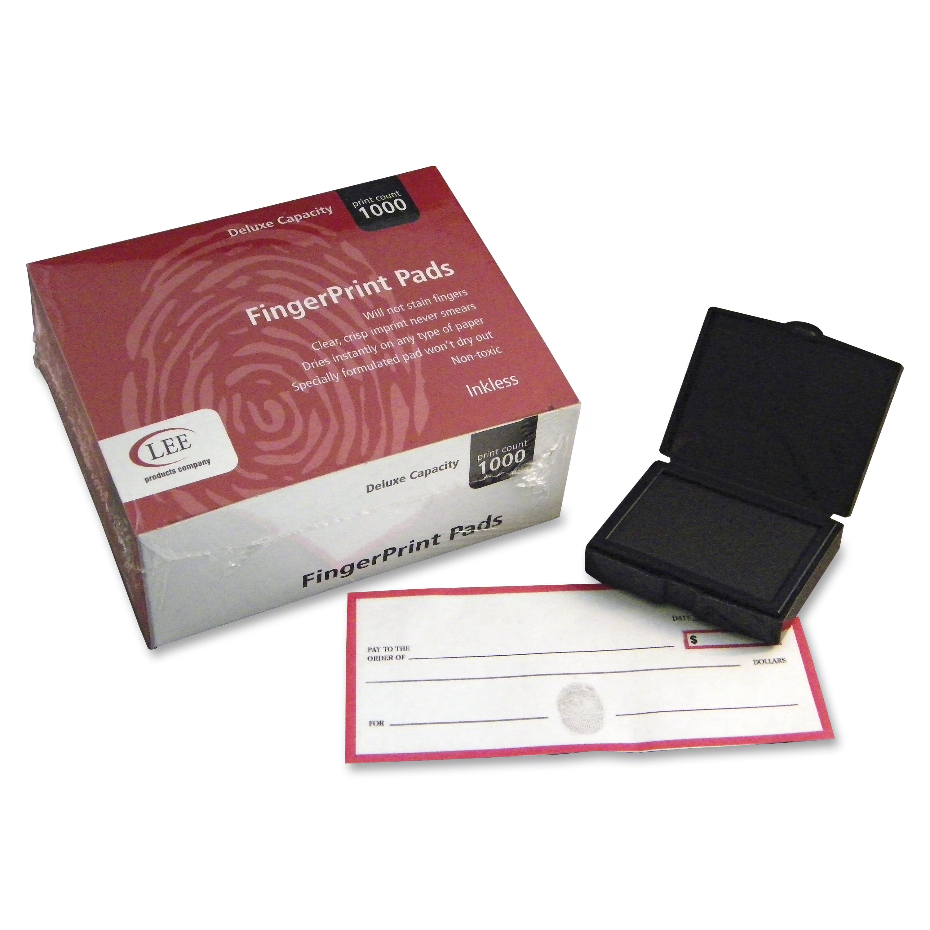 LEE, LEE03127, Inkless FingerPrint Pad, 12 / Dozen