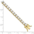 thumbnail image 4 of Sterling Silver Gold-Tone 4Mm Cz 7.5In Tennis Bracelet (Width 5.25) (Length 8) - Jbsp, 4 of 5
