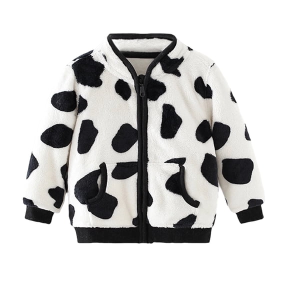Shadoumai Soft Flannel Girls Jacket Warm Winter Outerwear Cozy Toddler Coat Stylish Casual Top For Daily Wear Party And School Girls Back To School Outfit
