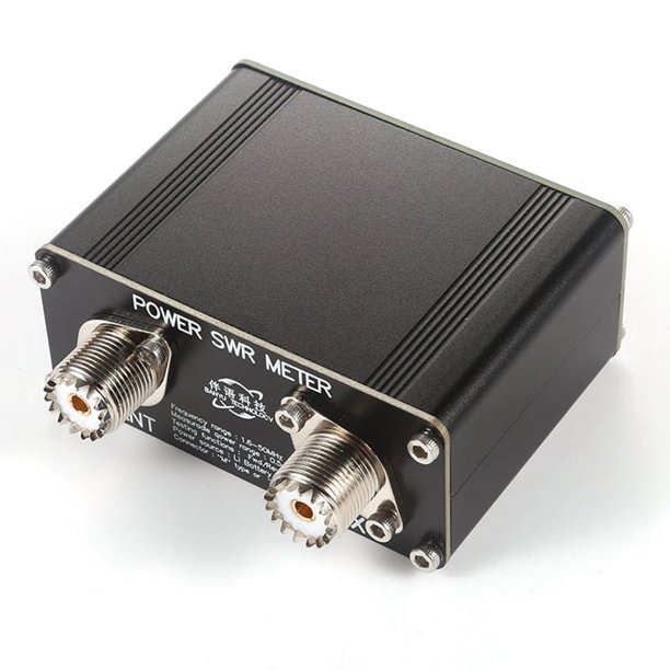Medidor de Potencia SWR de 1,6-50 MHz, 150 W, Medidor de Corta Estacionaria de Alta Frecuencia, FM/AM/CW/SSB con Pantalla
