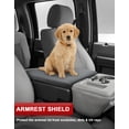 thumbnail image 6 of KBH Center Console Cover for 2011-2016 F250 F350 Super Duty, Middle Console Armrest Lid Cover Protector for Truck Interior Accessories, Darkgray Washable Fabric(Jump Seat Console Only), 6 of 7